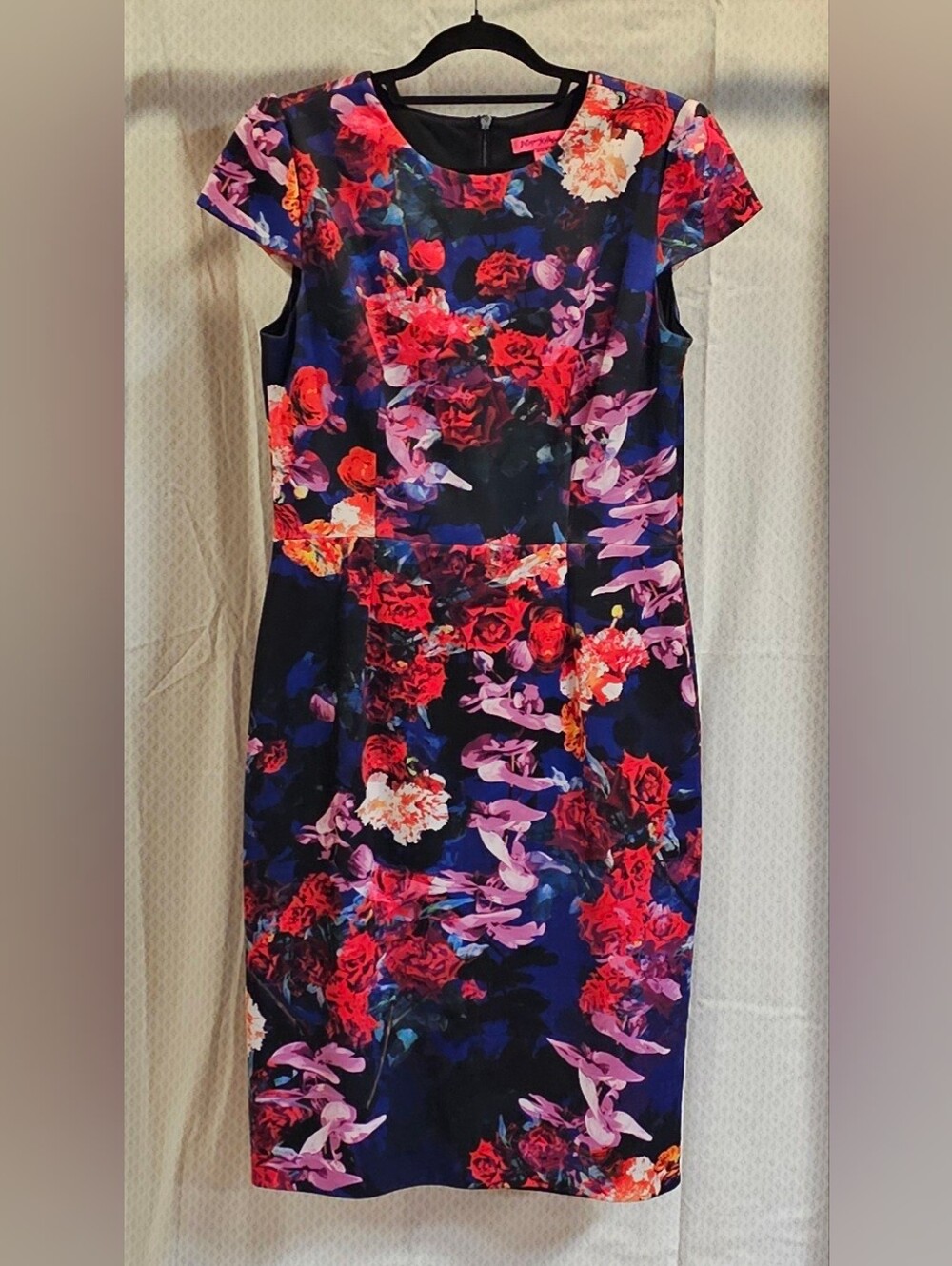 Betsey Johnson Floral Bodycon Midi Dress